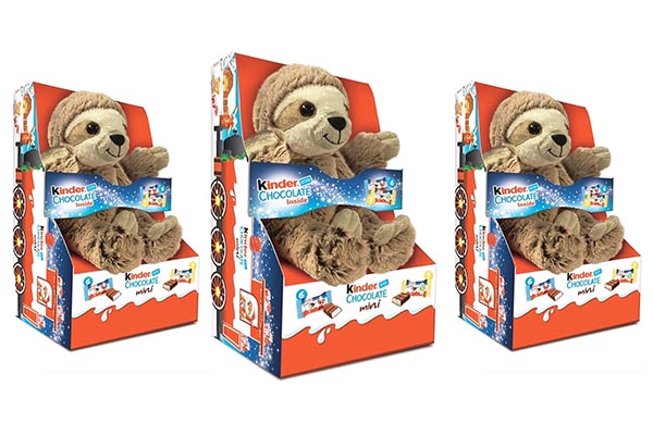 Free Kinder Sloth Toy