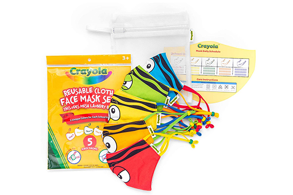 Free Crayola Kids Face Mask Set