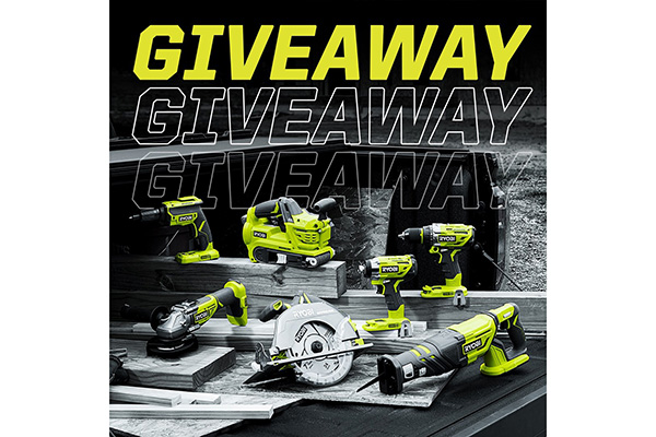 Free Ryobi Tool Set