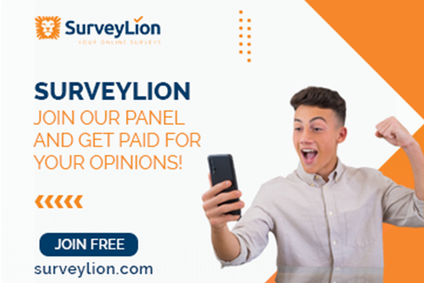 Free Earn Cash With Survey Lion
