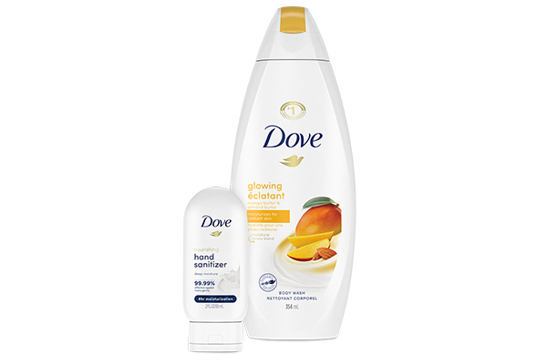 Free Dove Hand Sanitizer