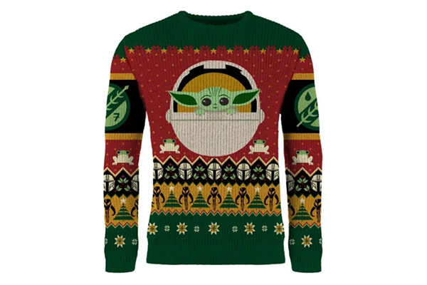 Free Baby Yoda Christmas Jumper