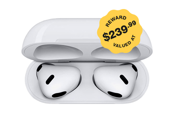 Free Apple Airpods 3