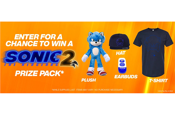 Free SONIC THE HEDGEHOG 2 T-Shirt