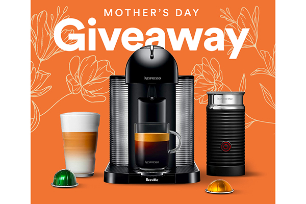 Free Nespresso Vertuo Coffee Machine