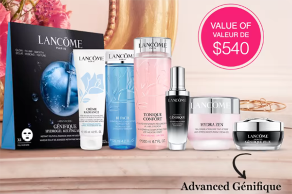 Free Lancome Beauty Set