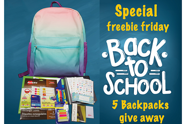 Free Avery Stationery Backpack Set