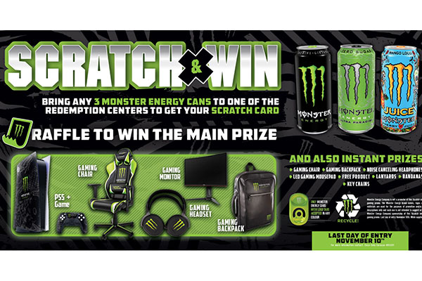 Free Monster Energy® Gaming Pack