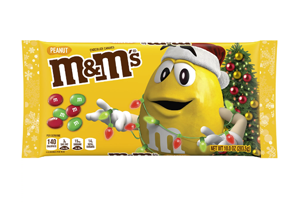 Free M&M’s Holiday Candy Bag