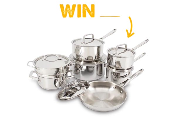 Free Paderno Cookware Set