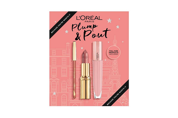 Free L’Oréal Eye and Lip Trio Gift Set