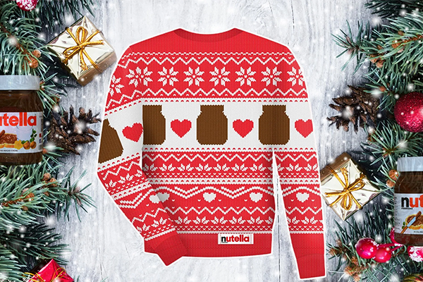 Free Nutella Holiday Sweater