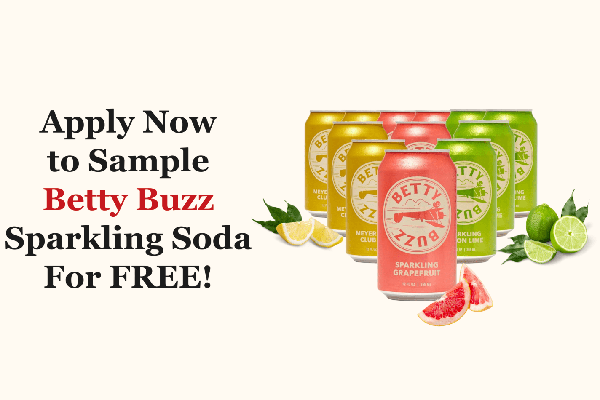Free Betty Buzz Sparkling Soda