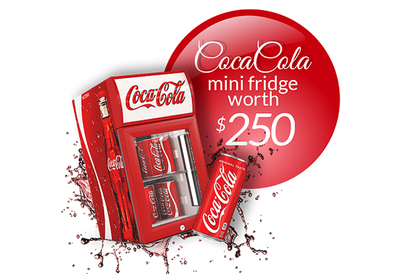 Free Coca Cola Mini Fridge