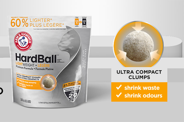 Free ARM & HAMMER™ HardBall™ Clumping Litter