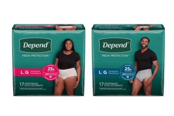 Free Depend Underwear Trial Kit