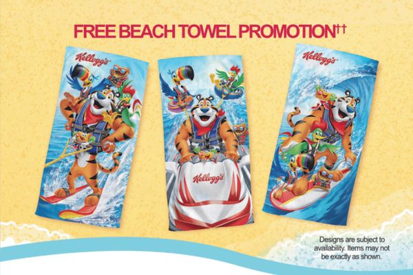 Free Kellogg’s Beach Towels